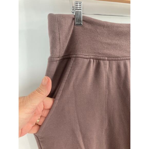Athleta Salutation Joggers Pants Brown Women’s Large Petite Active Lounge - Picture 4 of 11